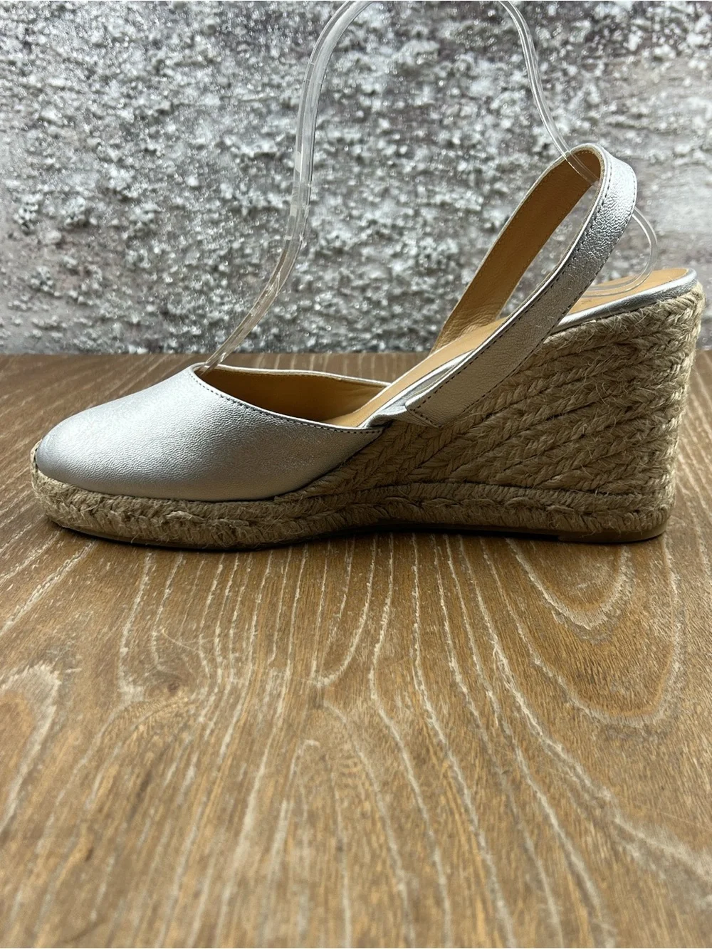 600 CASTAÑER CARISSA espadrlle wedge Espadrille Wedge Slingback Shoes 40